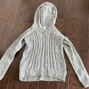 SO size XXS gray hooded sweater